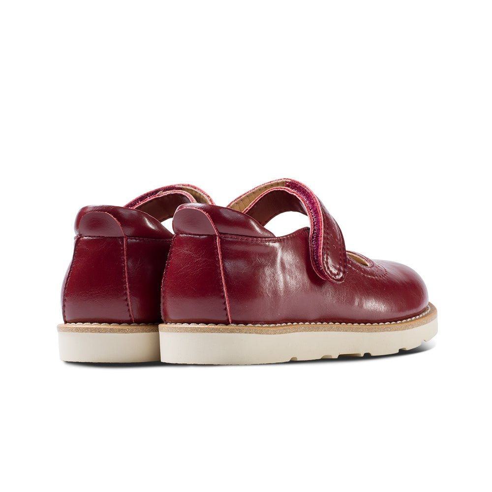 Red Soft Sole Mary Jane Shoes